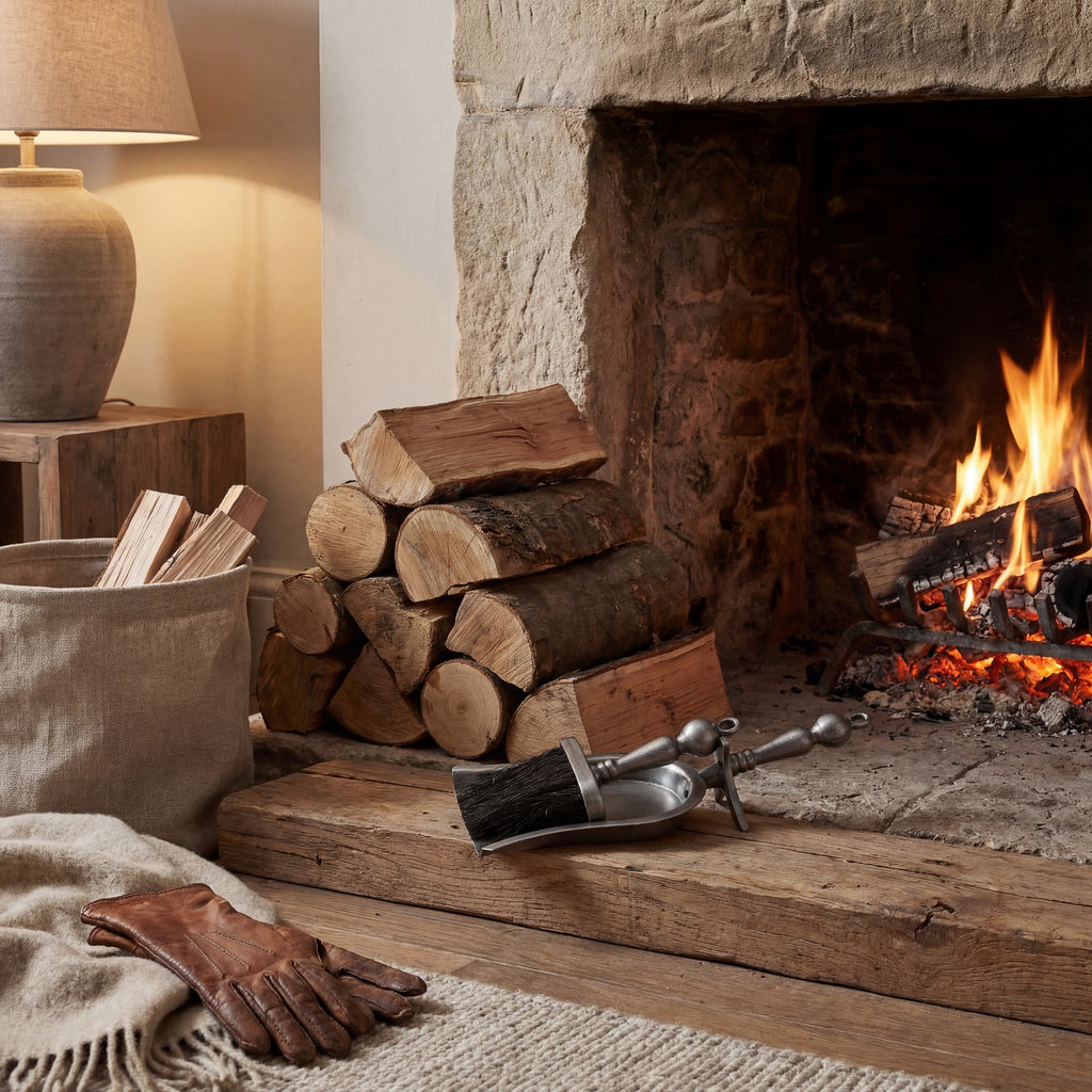 Hearth Tidy Set In Antique Pewter Effect Finish