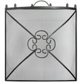 Mesh Fireguard In Antique Pewter Effect Finish 61 cm
