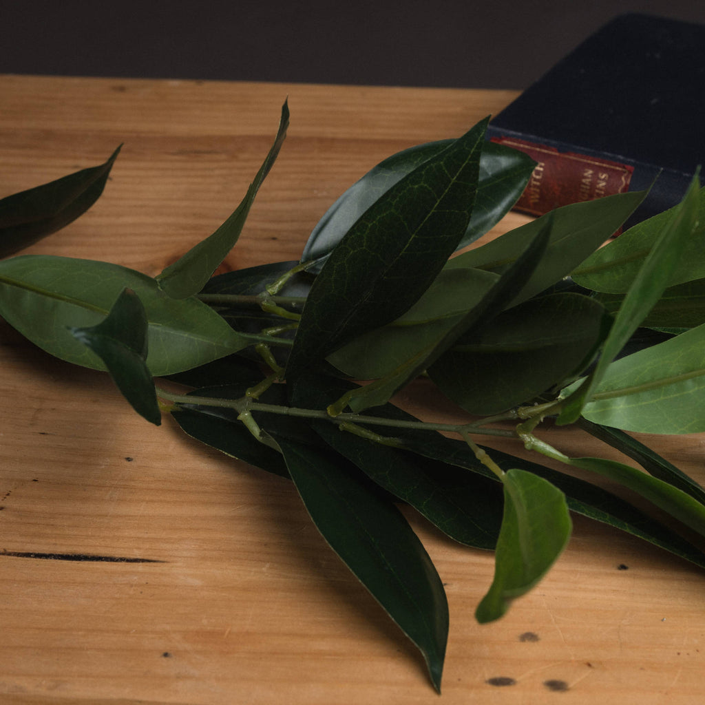 Faux Bay Leaf Spray 65 cm