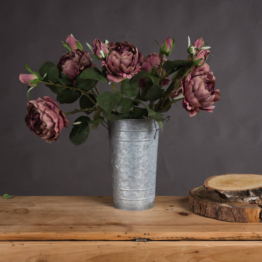 Dusty Pink Spray Rose Peony 50 cm