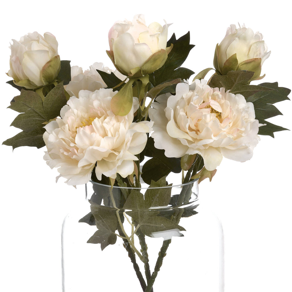 White Fashion Peony 52 cm