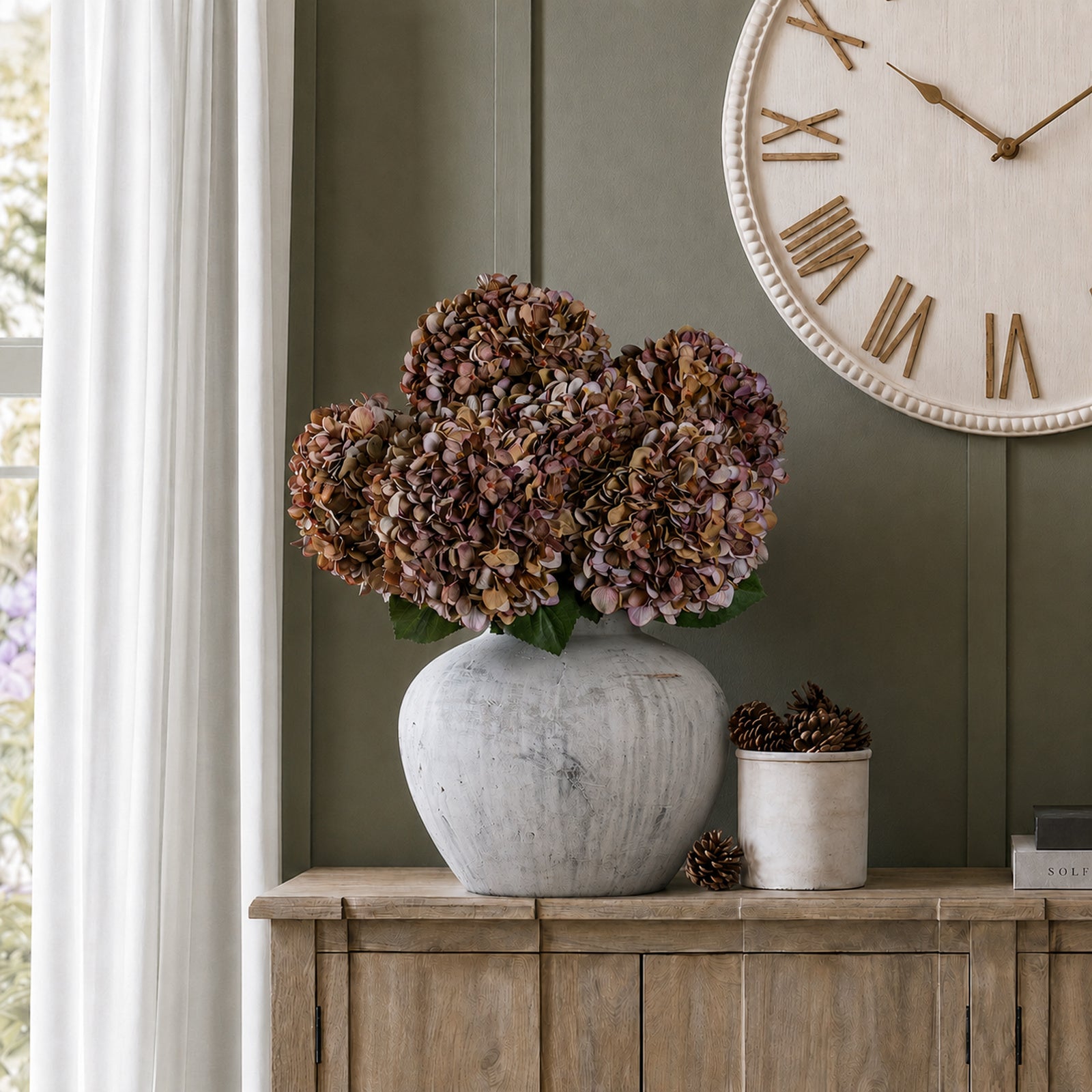 Autumn Coffee Hydrangea 42 cm