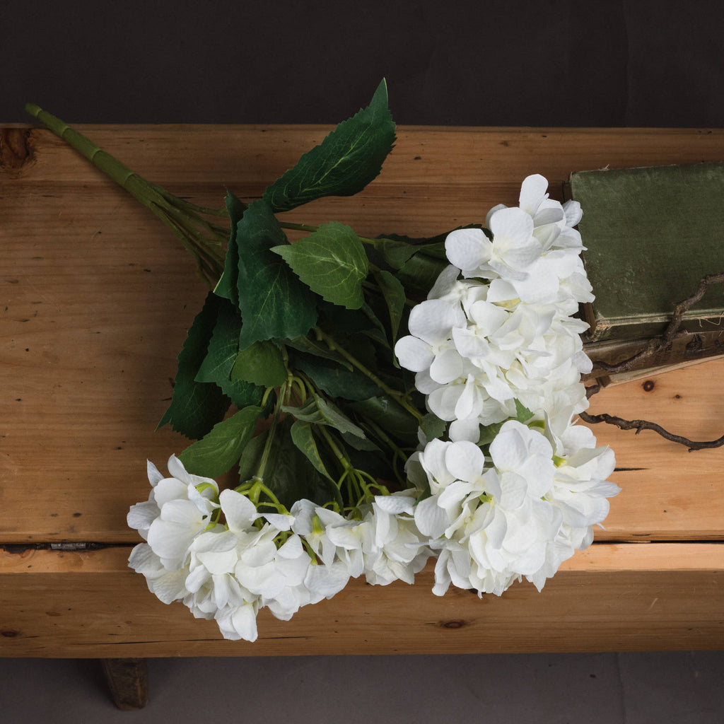 White Hydrangea Bouquet 54 cm