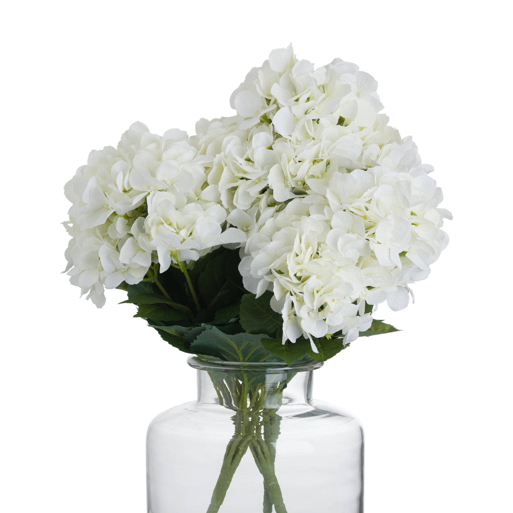 White Hydrangea Bouquet 54 cm