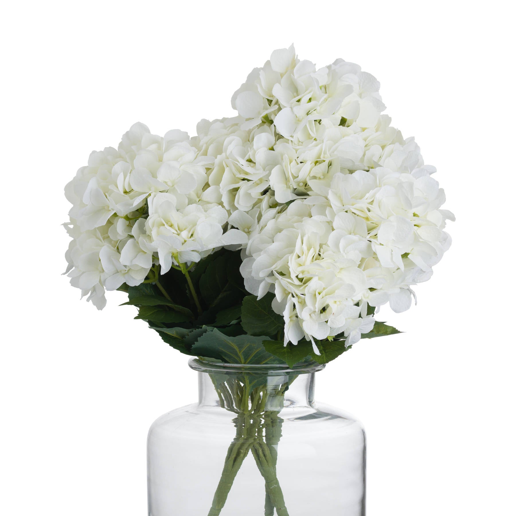 White Hydrangea Bouquet 54 cm