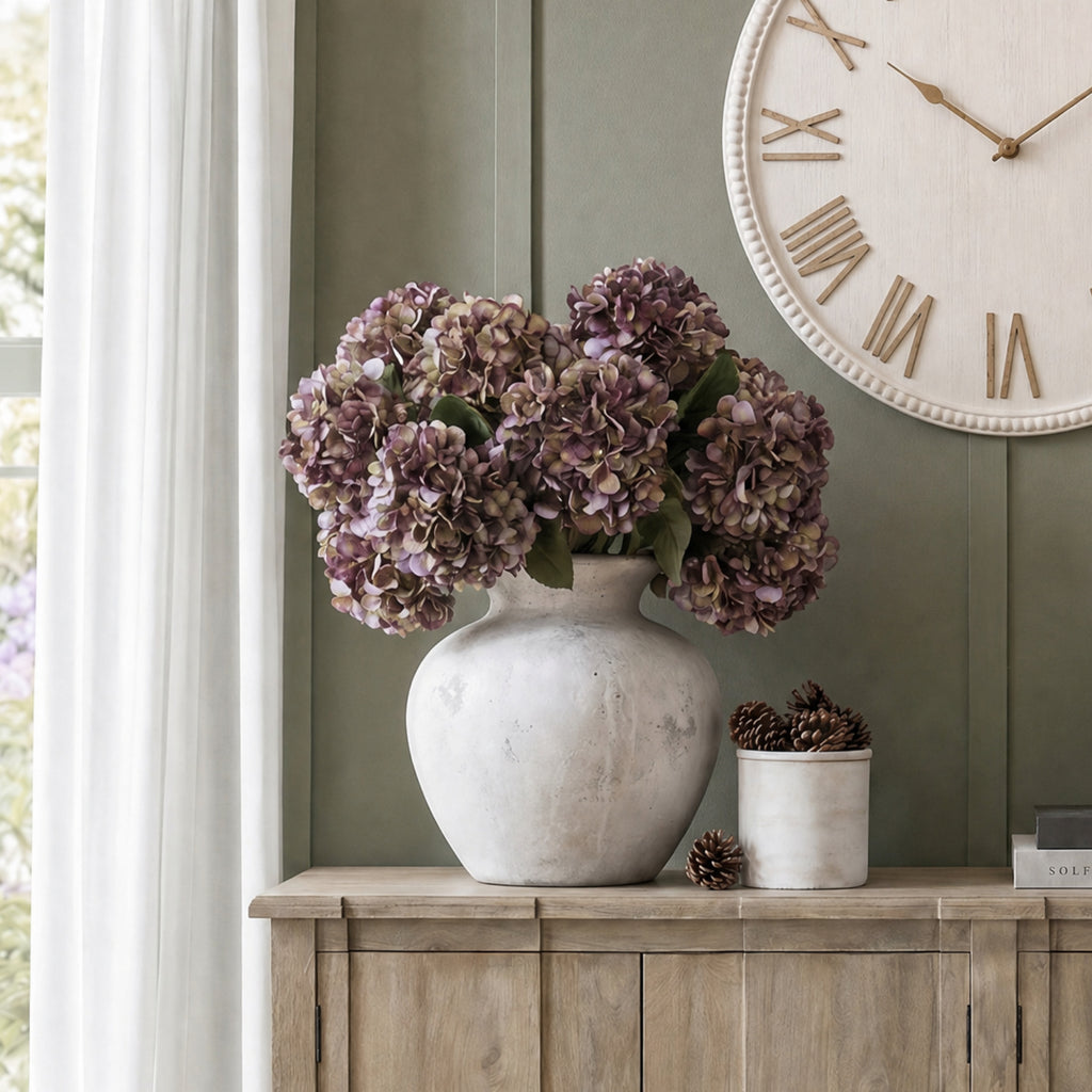 Autumn Burgundy Hydrangea 42 cm