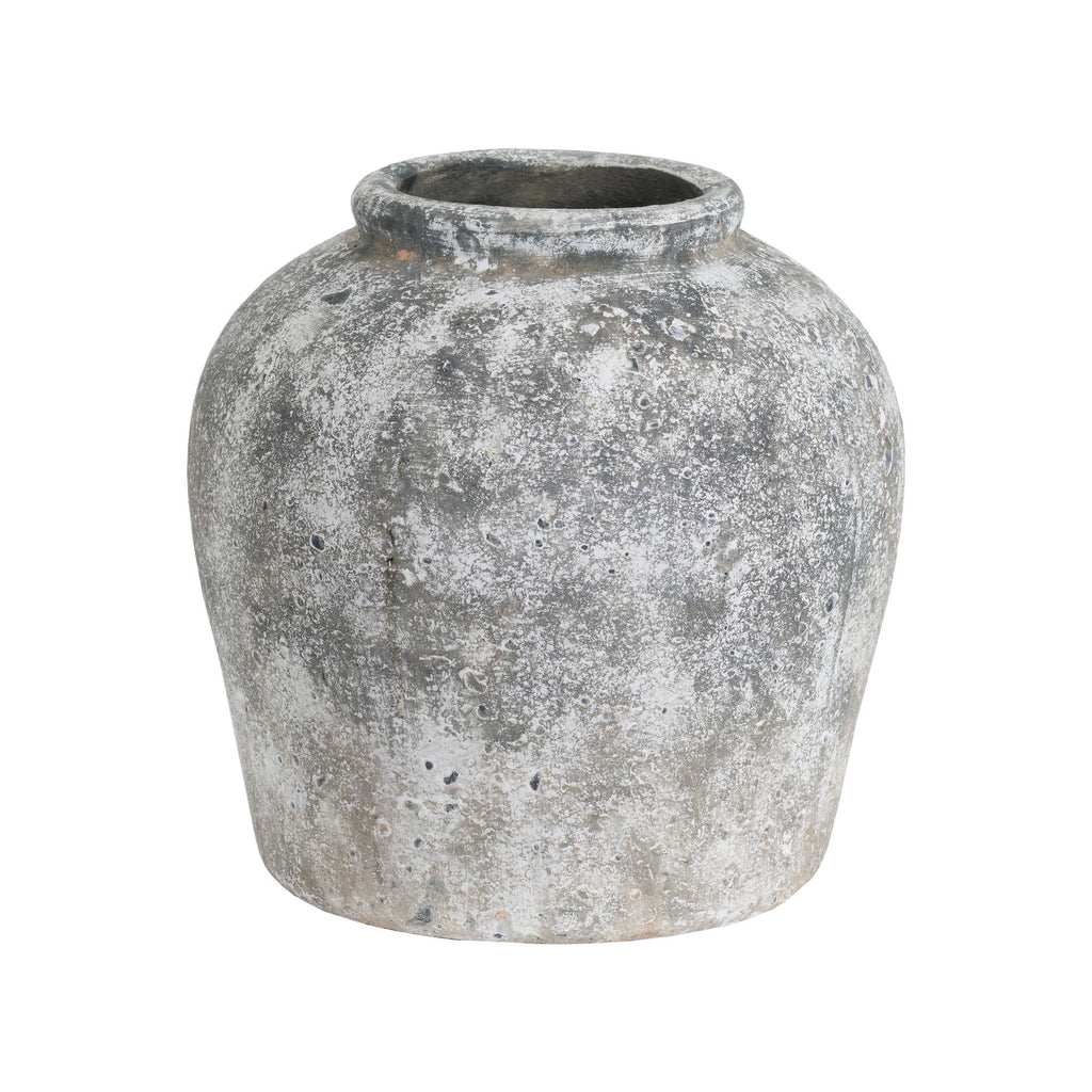 Aged Stone Ceramic Vase 30 cm
