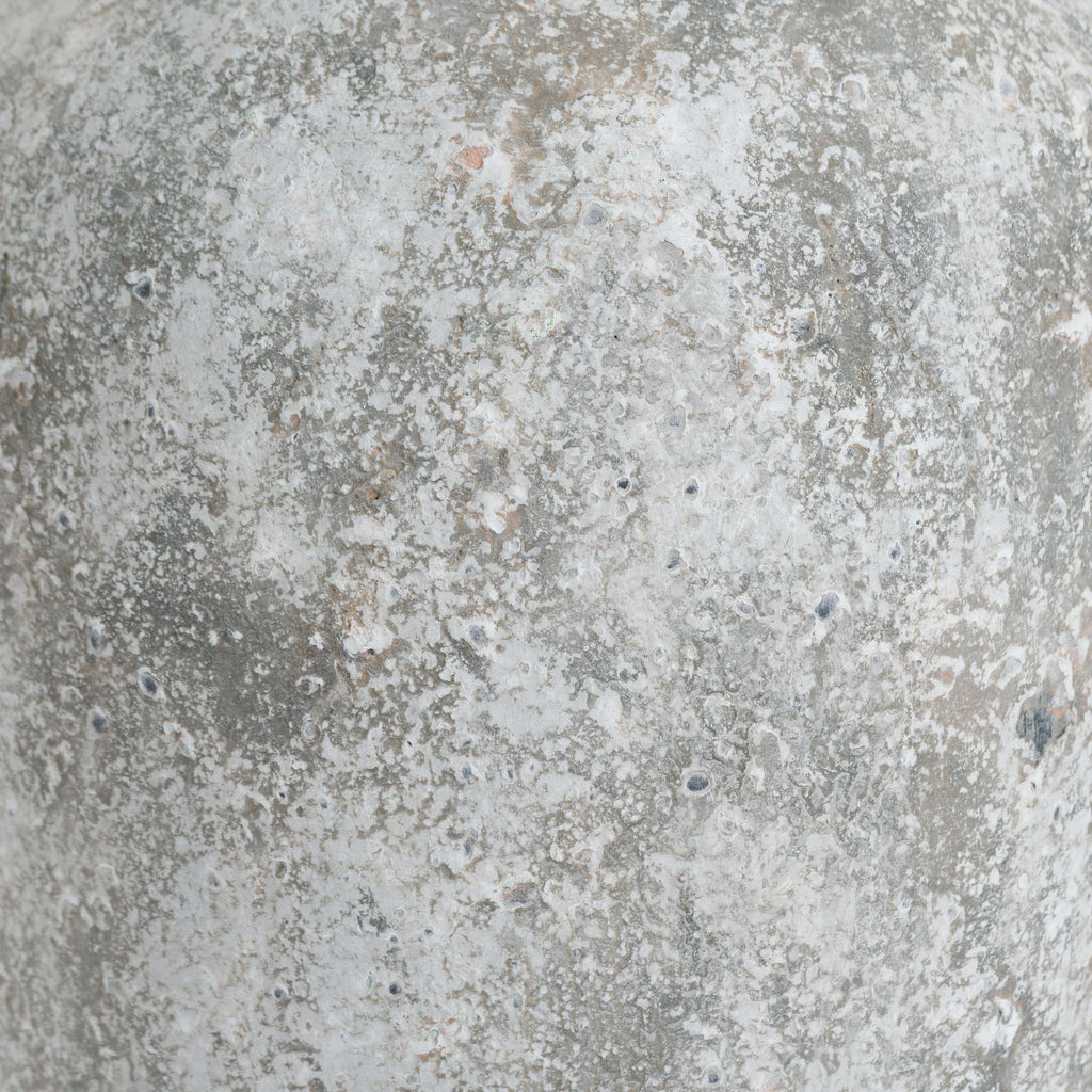 Aged Stone Tall Ceramic Vase 45 cm