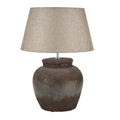 Castello Aged Stone Ceramic Table Lamp 56 cm