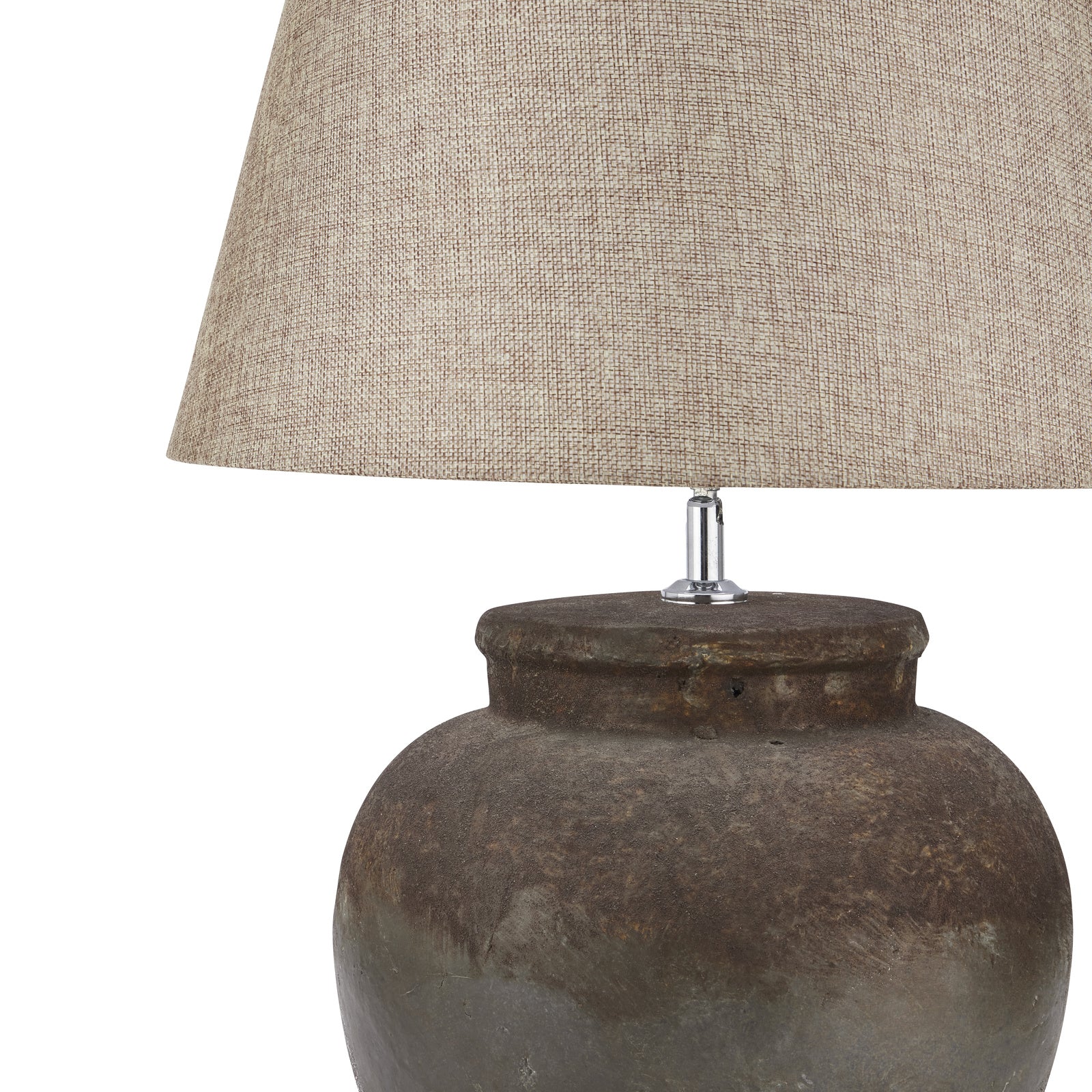 Castello Aged Stone Ceramic Table Lamp 56 cm