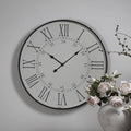 Large Embossed Station Clock 80 cm