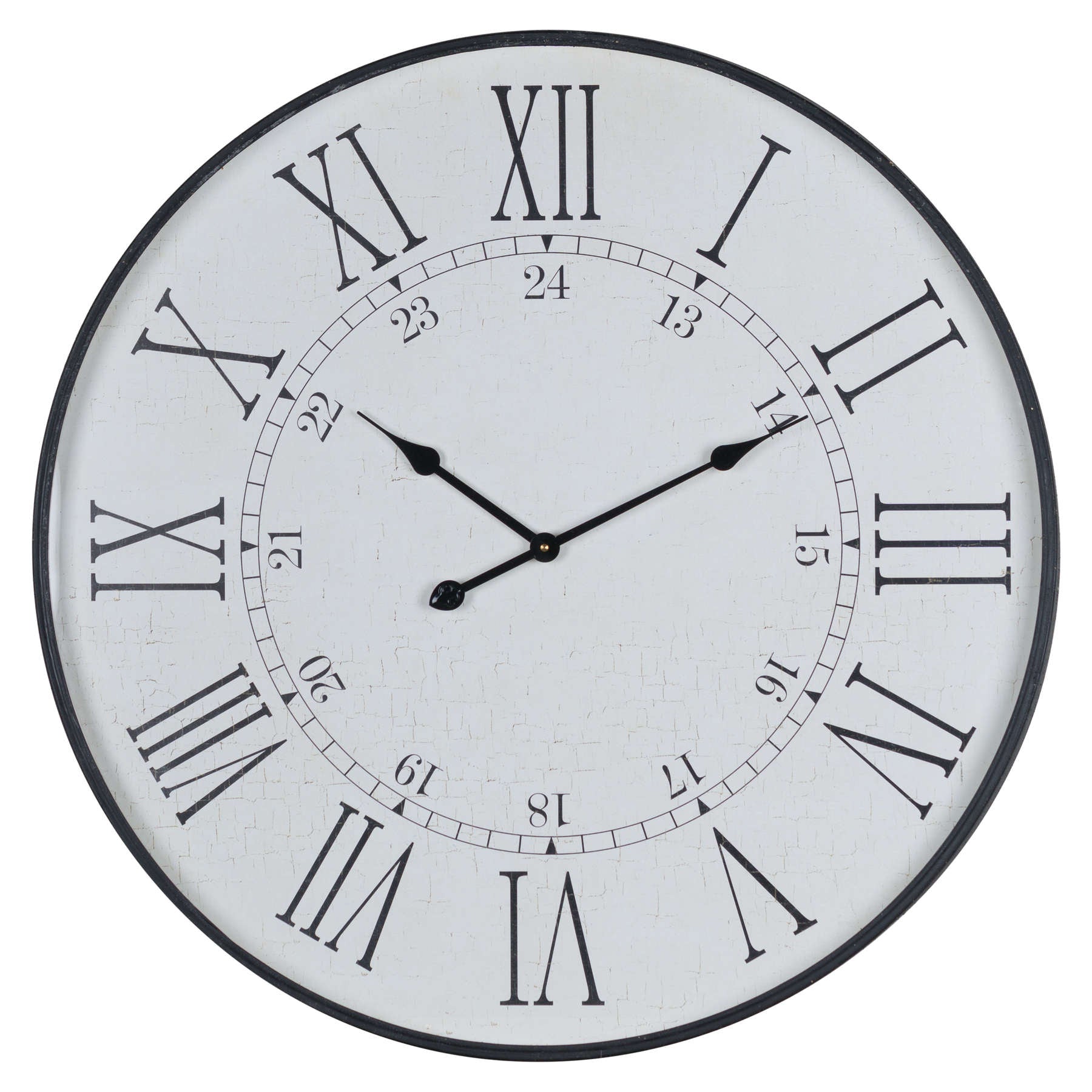 Large Embossed Station Clock 80 cm