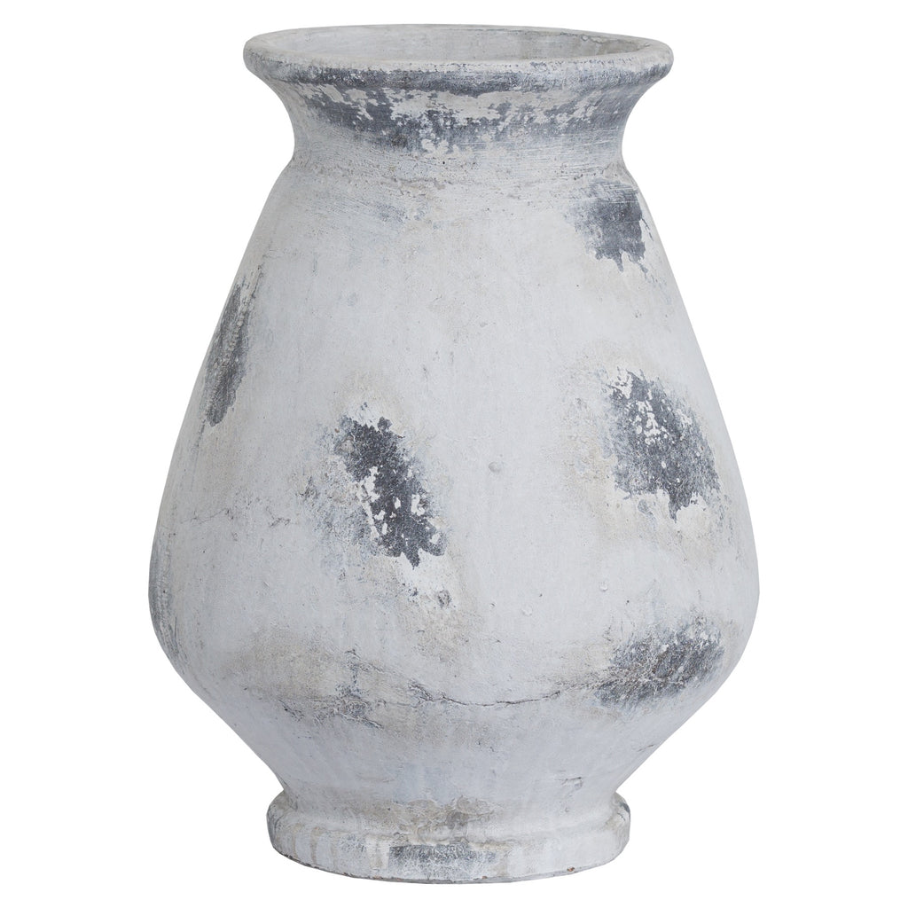 Naxos Large Antique White Vase 43 cm