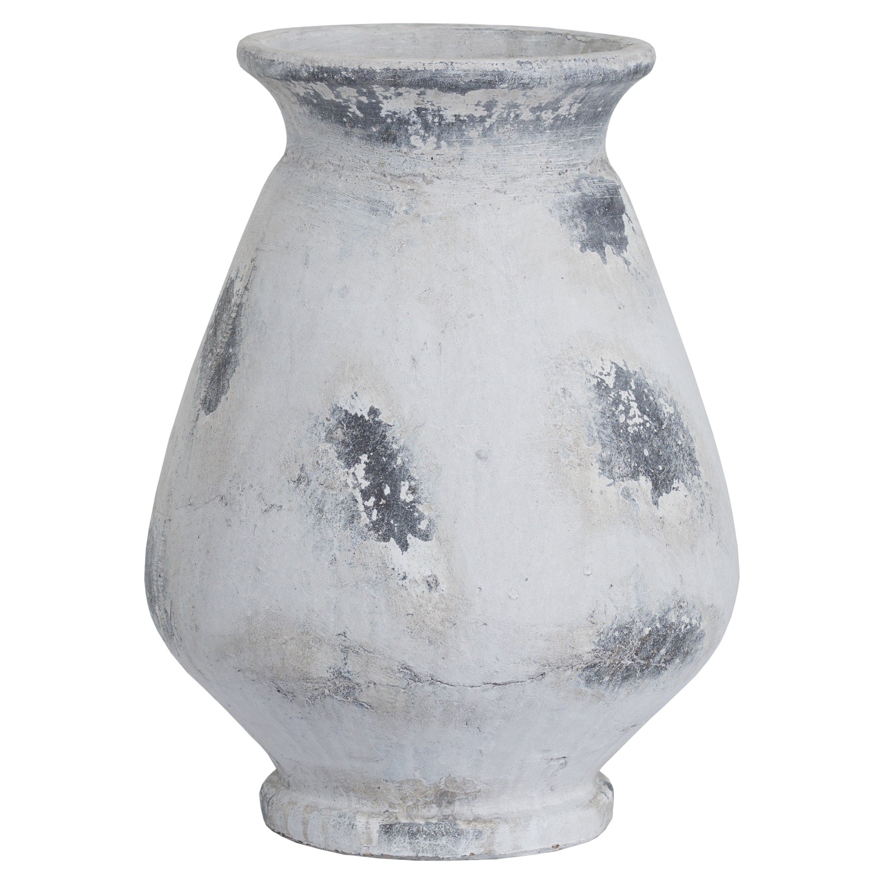 Naxos Large Antique White Vase 43 cm