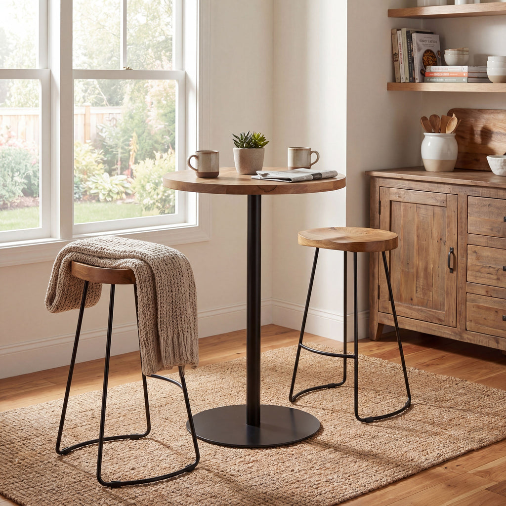 Franklin Hardwood Bar Table 98 cm