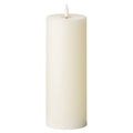 Luxe Natural Glow LED Cream Wax Candle 20 cm