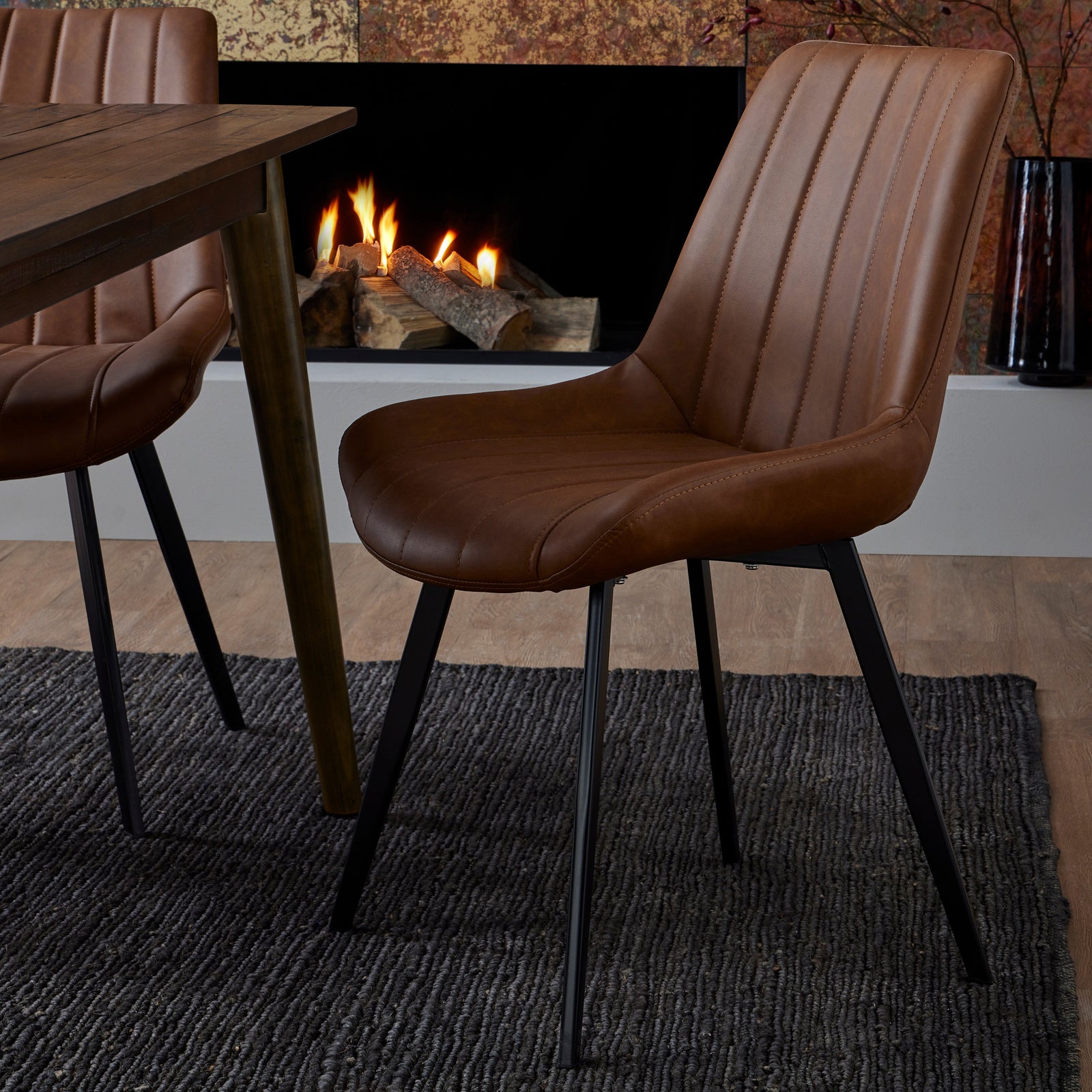 Malmo Tan Dining Chair 86 cm