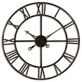 Small Antique Brass Skeleton Clock 80 cm