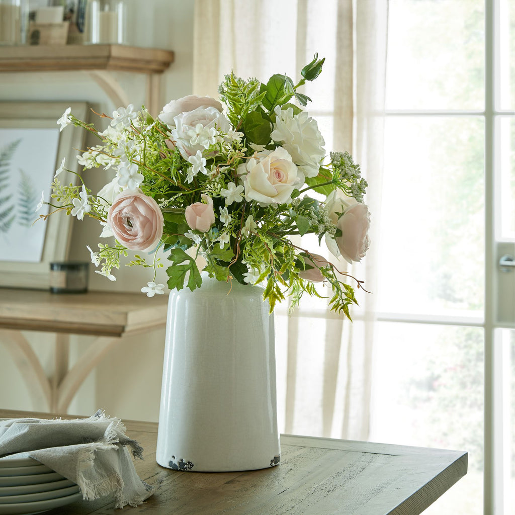 Palest Pink Tea Rose 65 cm