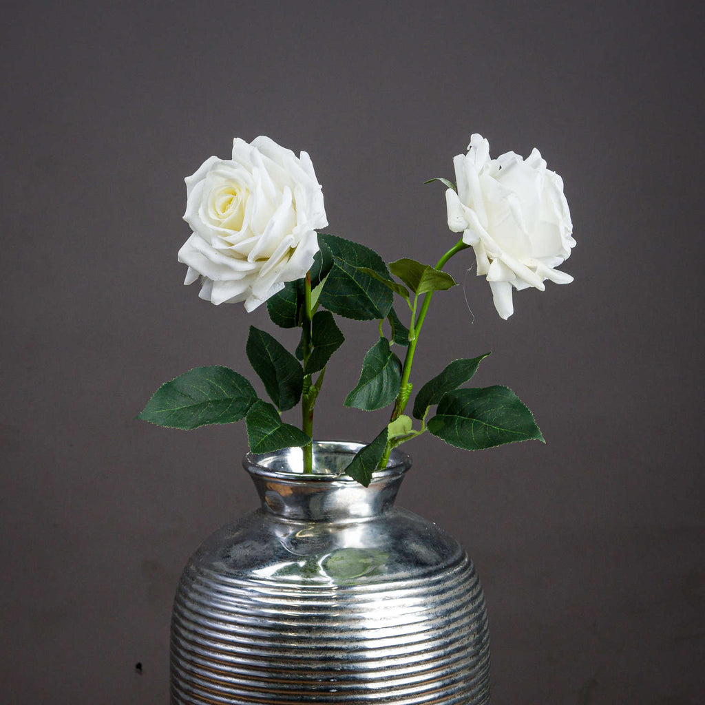 Large White Garden Rose 75 cm