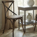 Cross Back Dining Chair 88 cm