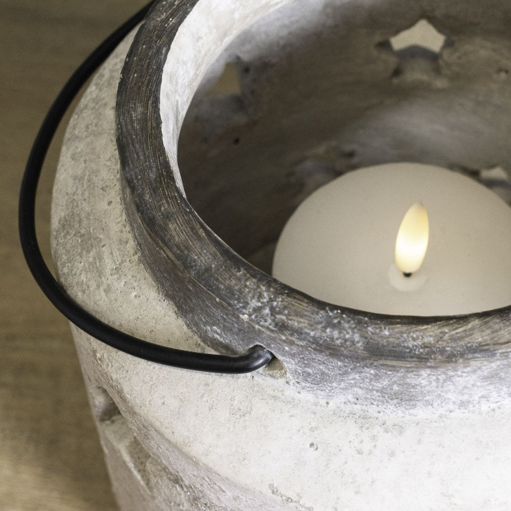 Bloomville Large Stone Star Lantern 23 cm
