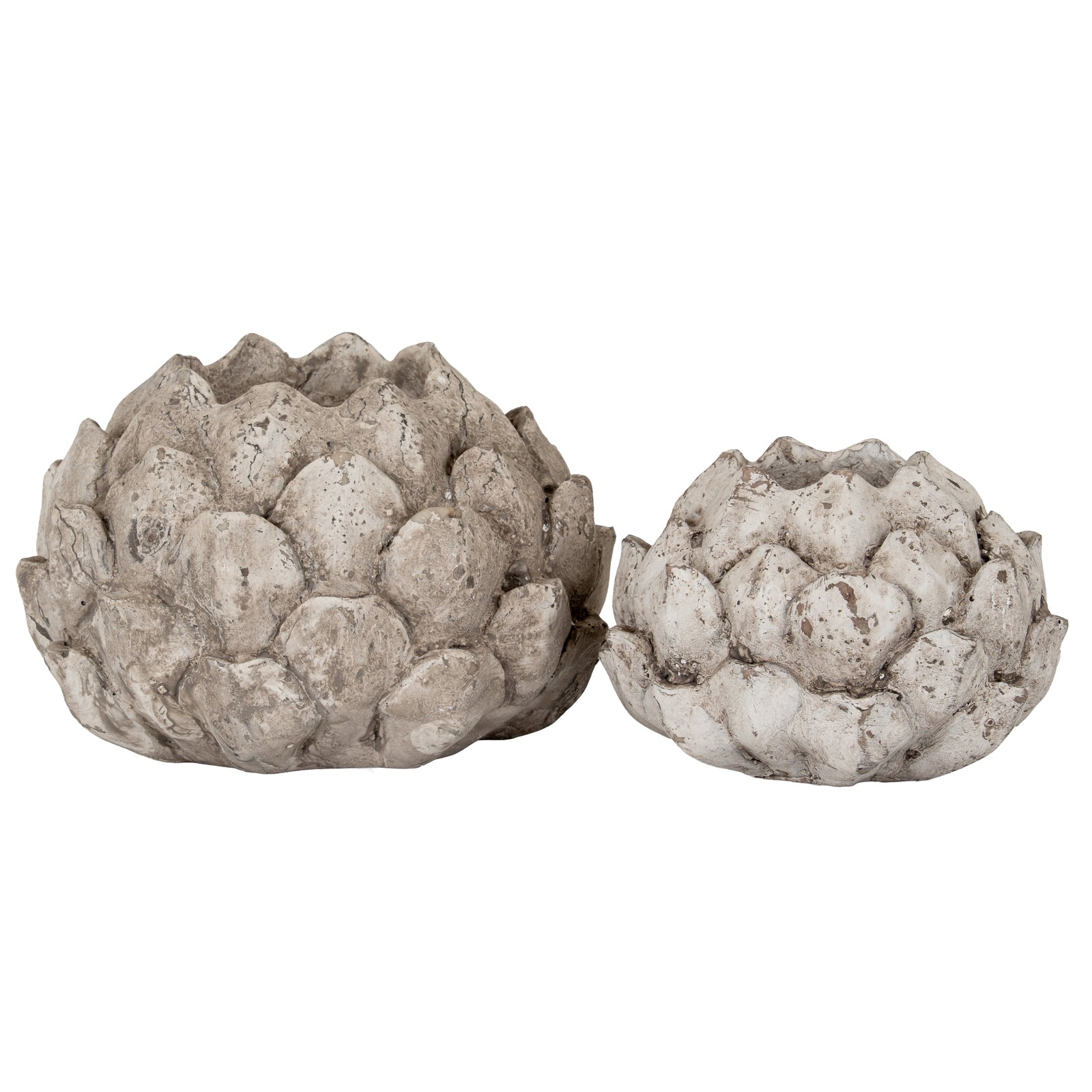 Stone Effect Acorn Tea Light Holder 14 cm