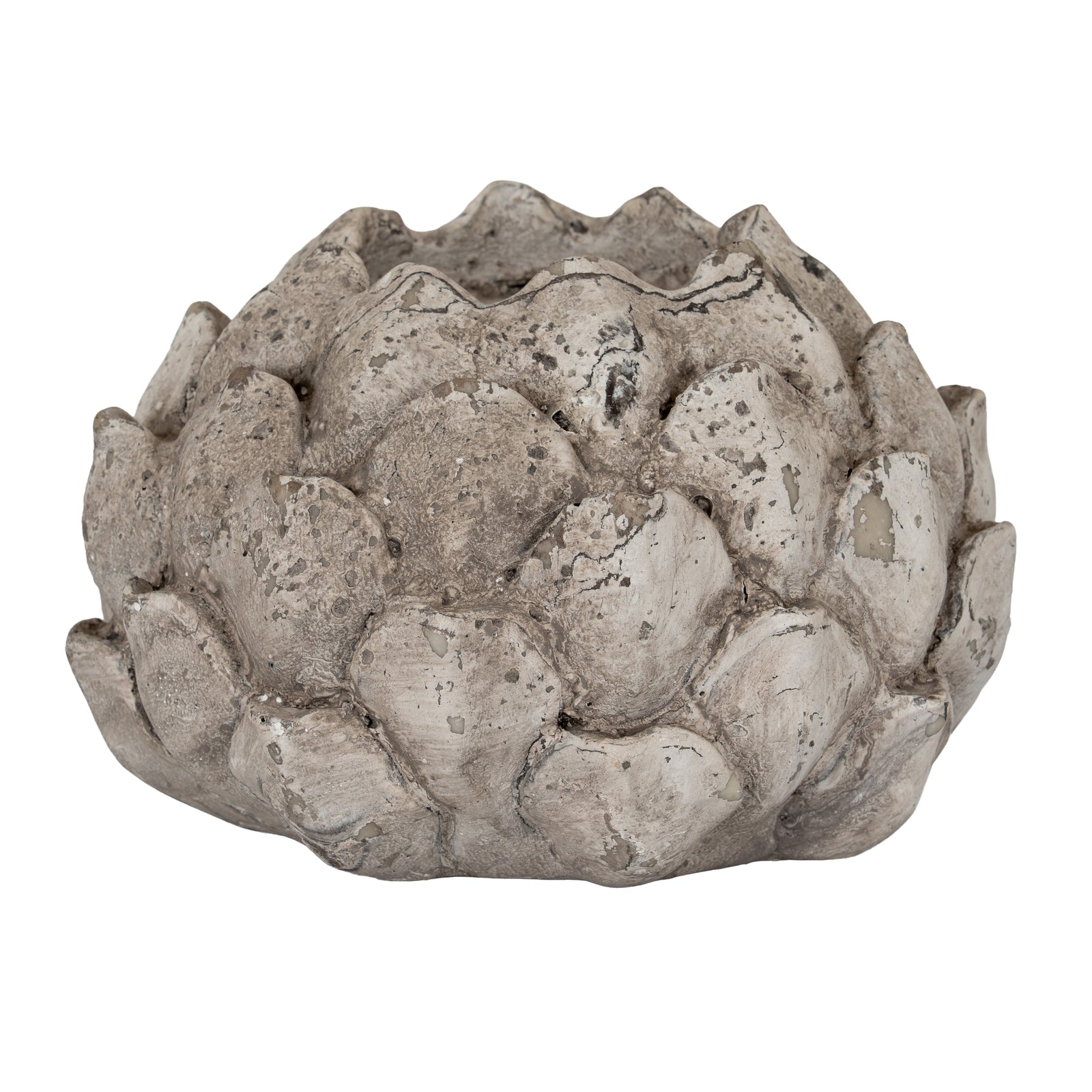 Stone Effect Acorn Tea Light Holder 14 cm