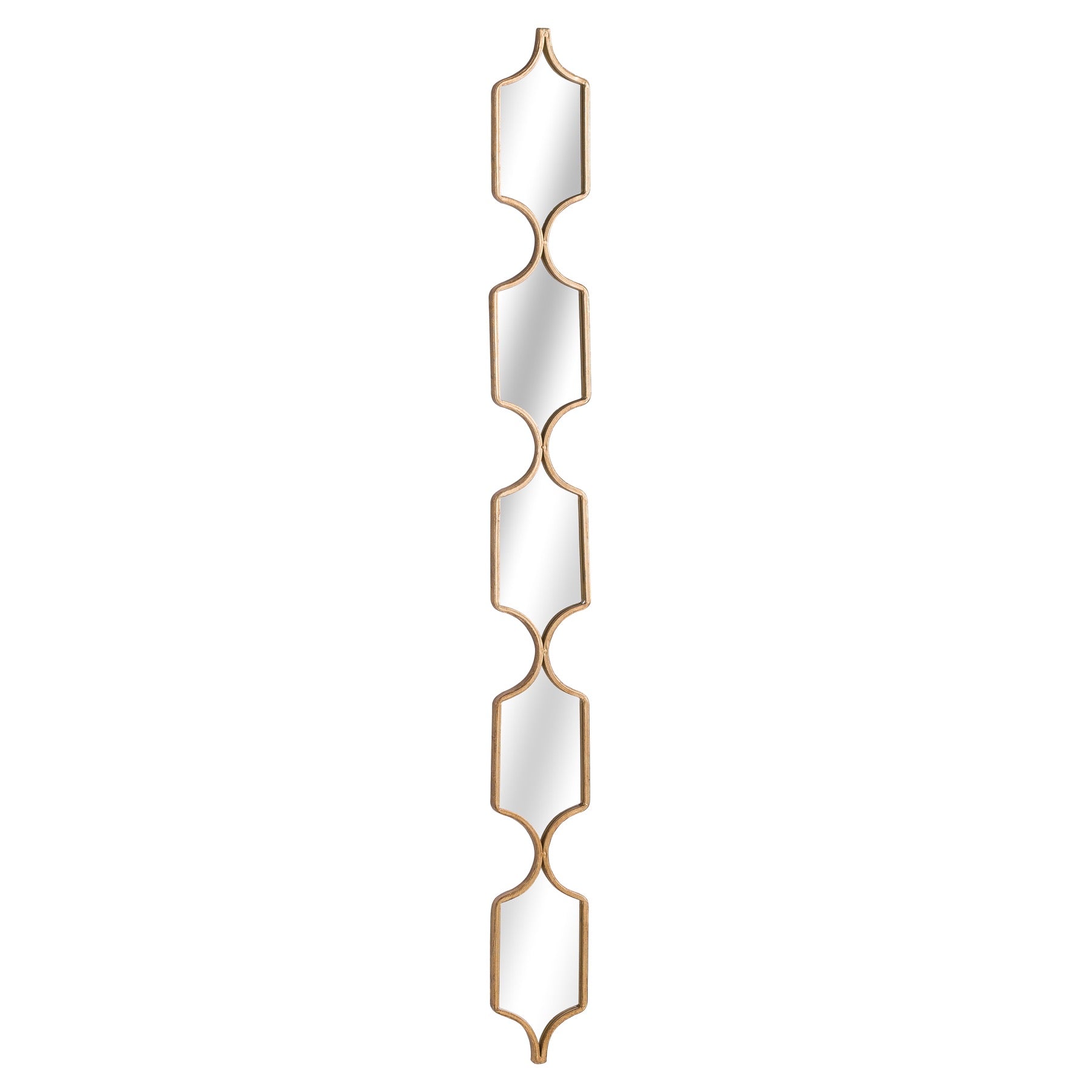 Square Decorative Hanging Collage Mirror In Gold 145 cm