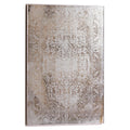 Antique Etched Foxed Wall Art Mirror 92 cm