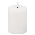 Luxe Collection Natural Glow 3X4 Led White Wax Candle 10 cm