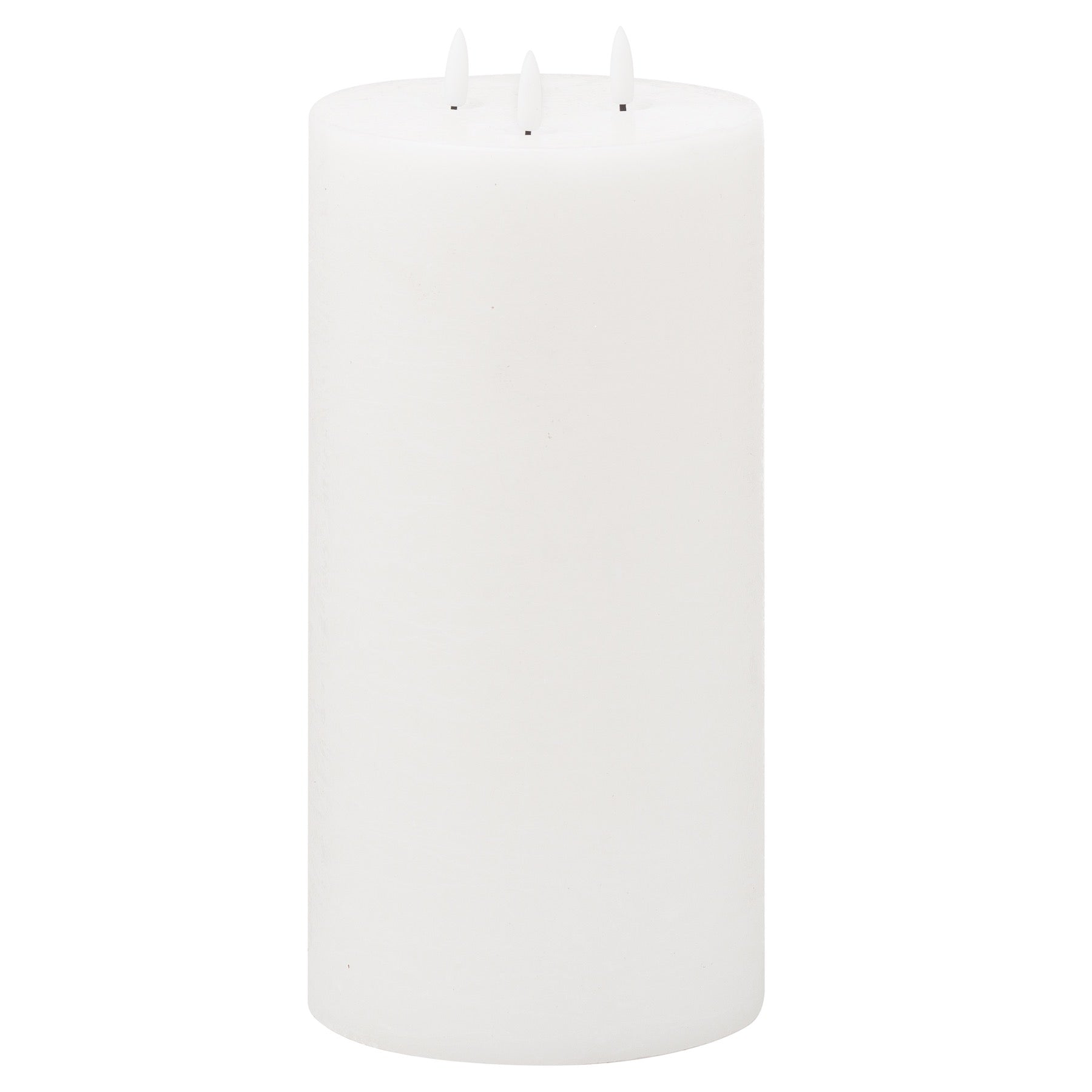 Luxe Collection Natural Glow 6X12 Led White Wax Candle 30 cm