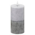 Luxe Natural Glow 3X6 Stone Led Wax Candle 15 cm