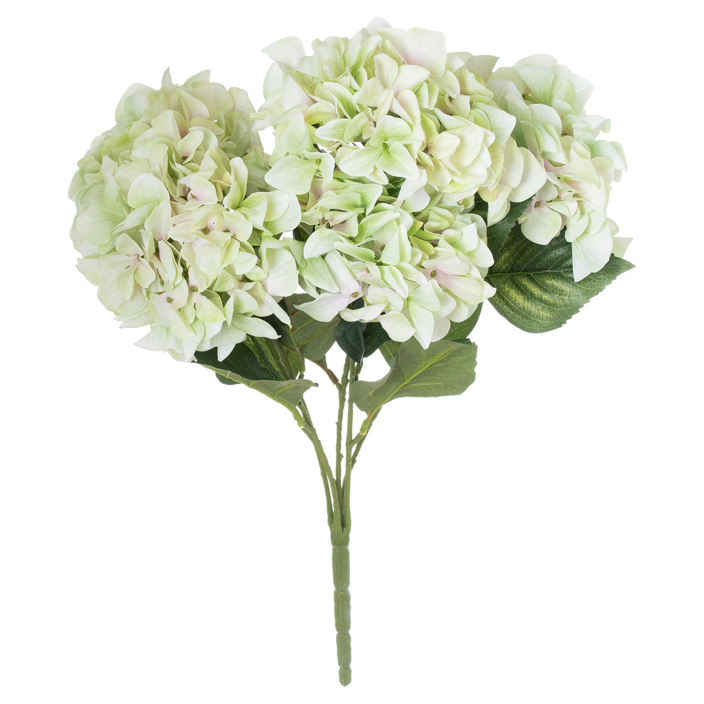 Shabby Green Hydrangea Bouquet 58 cm