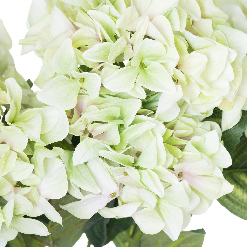 Shabby Green Hydrangea Bouquet 58 cm