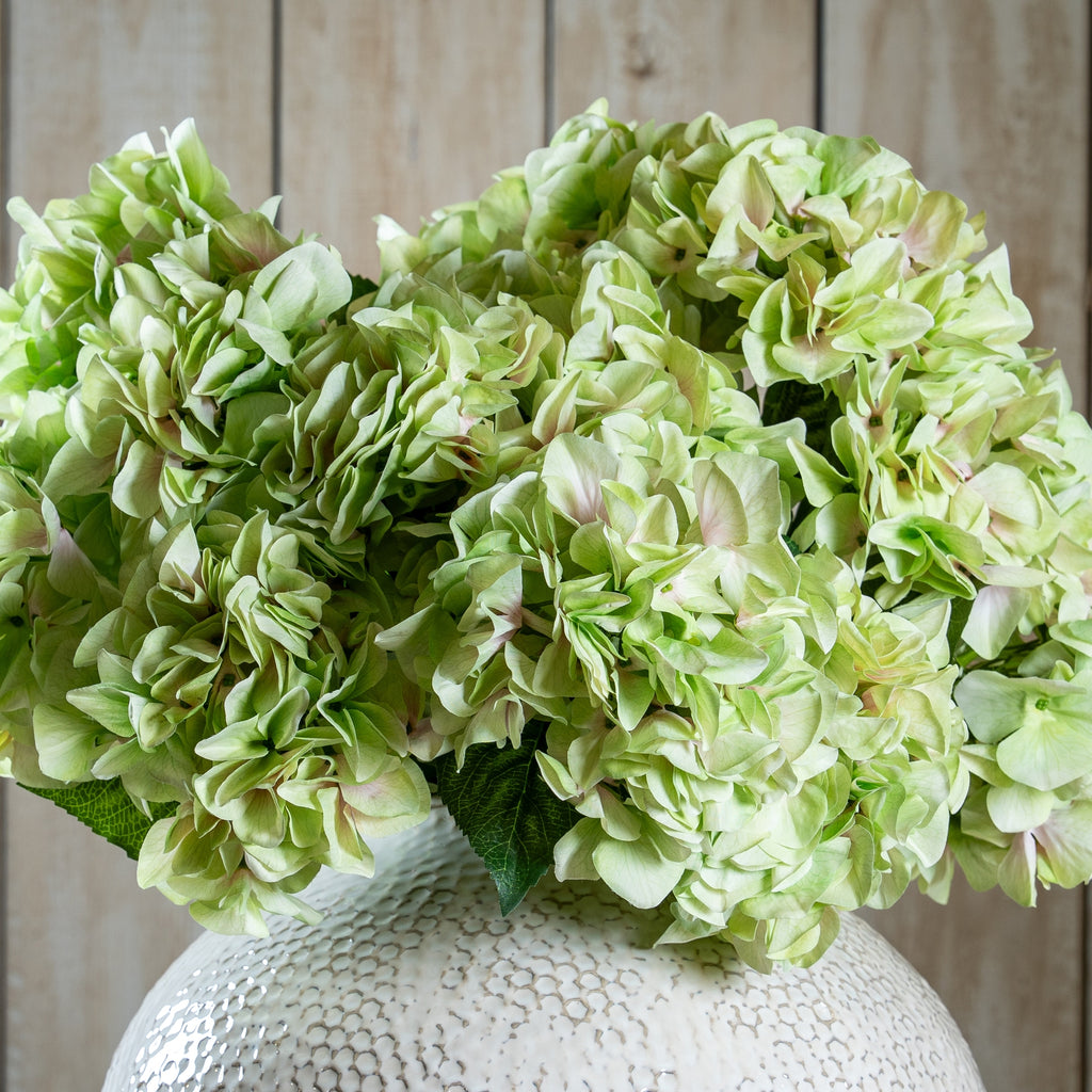 Shabby Green Hydrangea Bouquet 58 cm