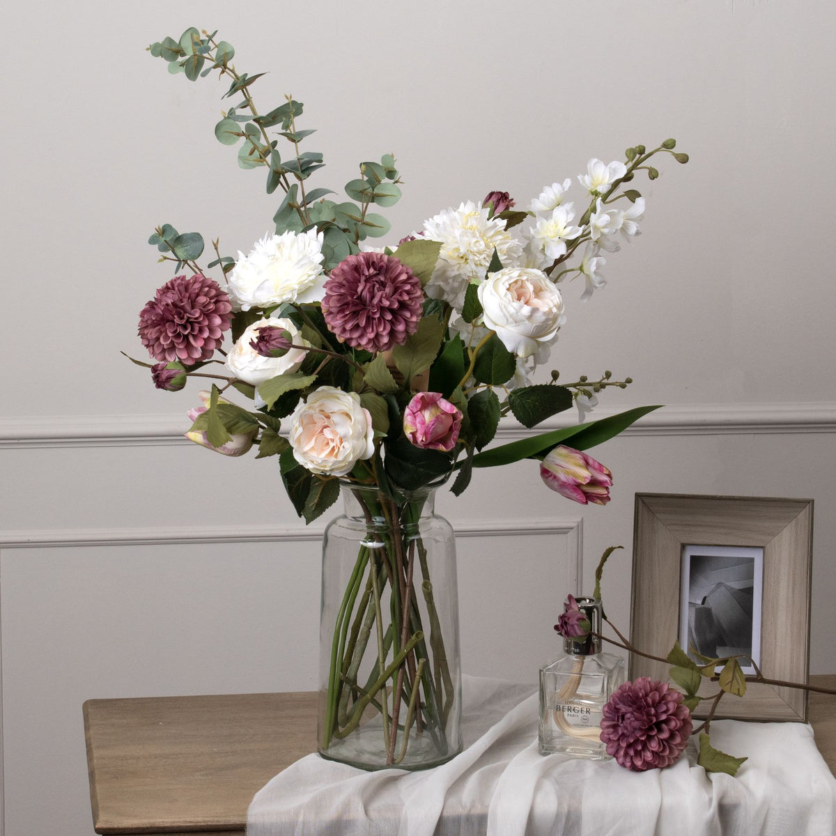Large Cineraria Eucalyptus Spray 110 cm