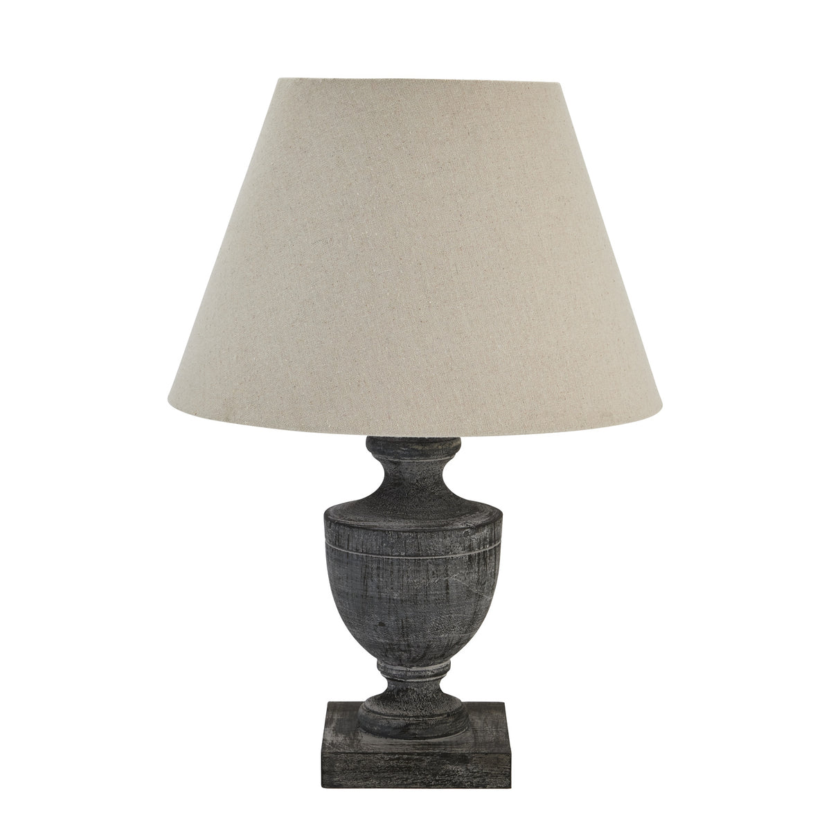 Incia Urn Wooden Table Lamp 51 cm
