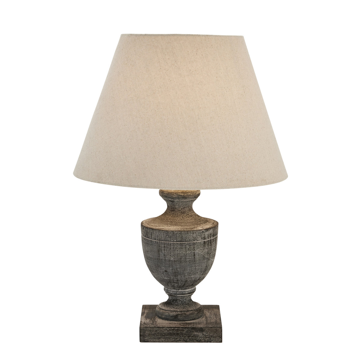 Incia Urn Wooden Table Lamp 51 cm