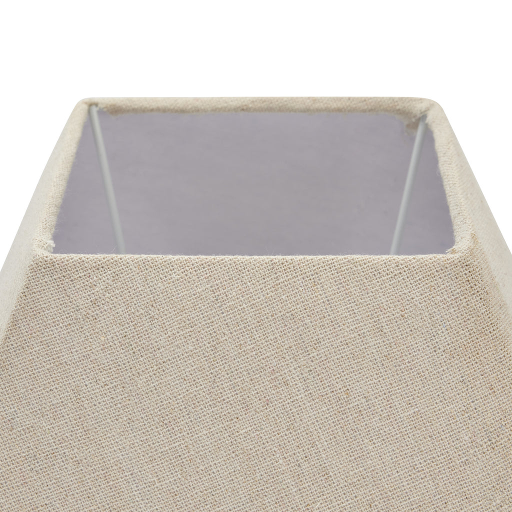 Incia Fluted Wooden Table Lamp 53 cm