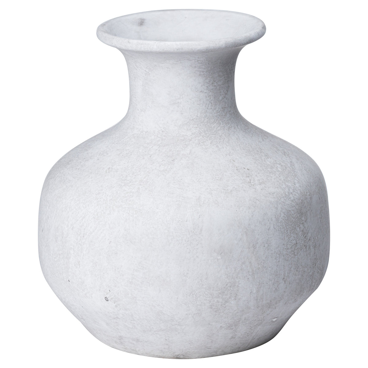 Darcy Squat Stone Vase 26 cm