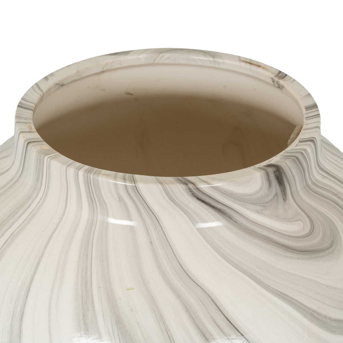 Marble Effect Planter/Vase 26 cm