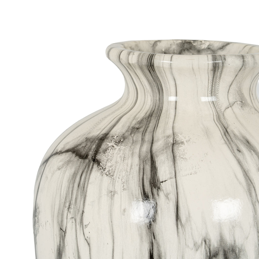Marble Effect Chours Vase 33 cm
