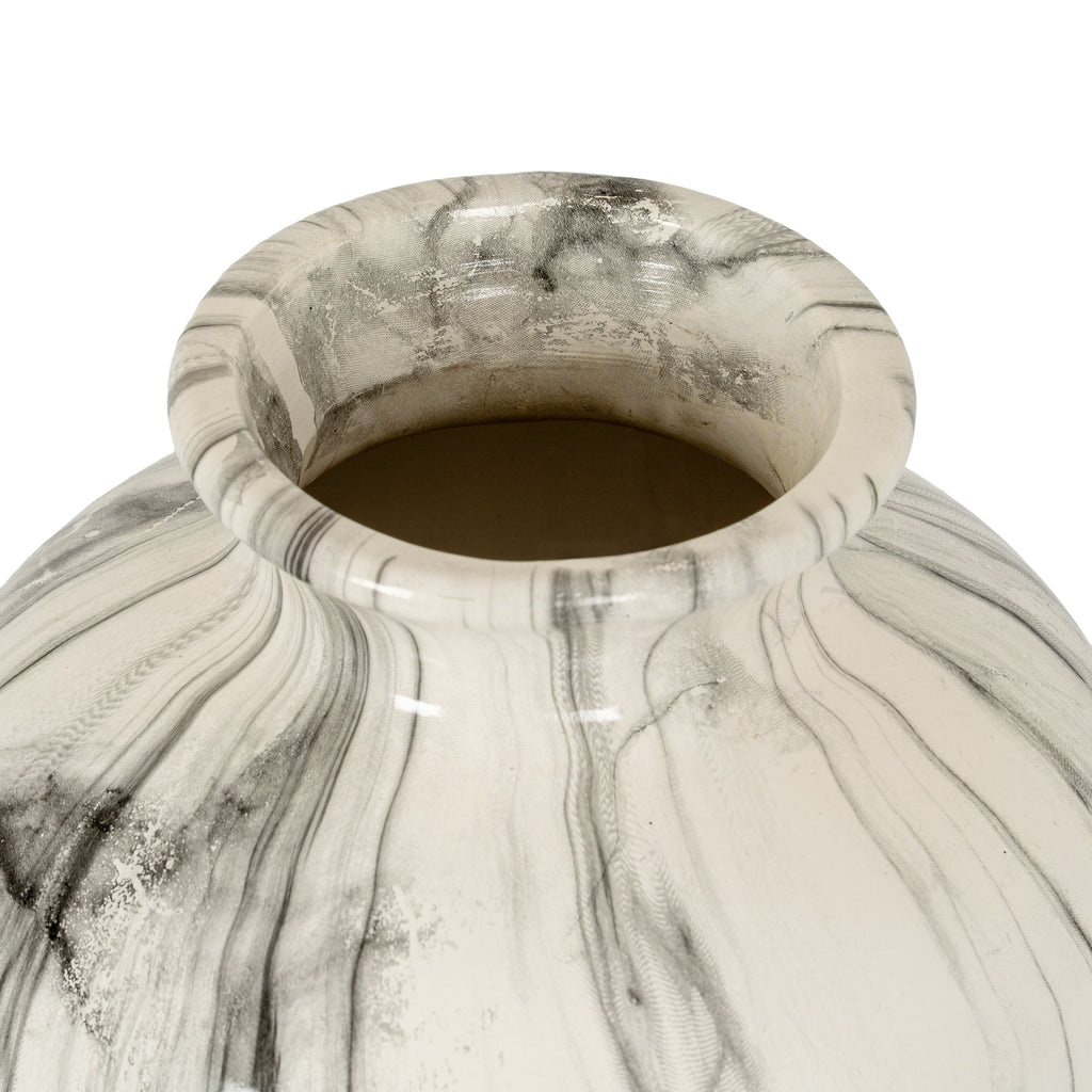 Marble Effect Chours Vase 33 cm