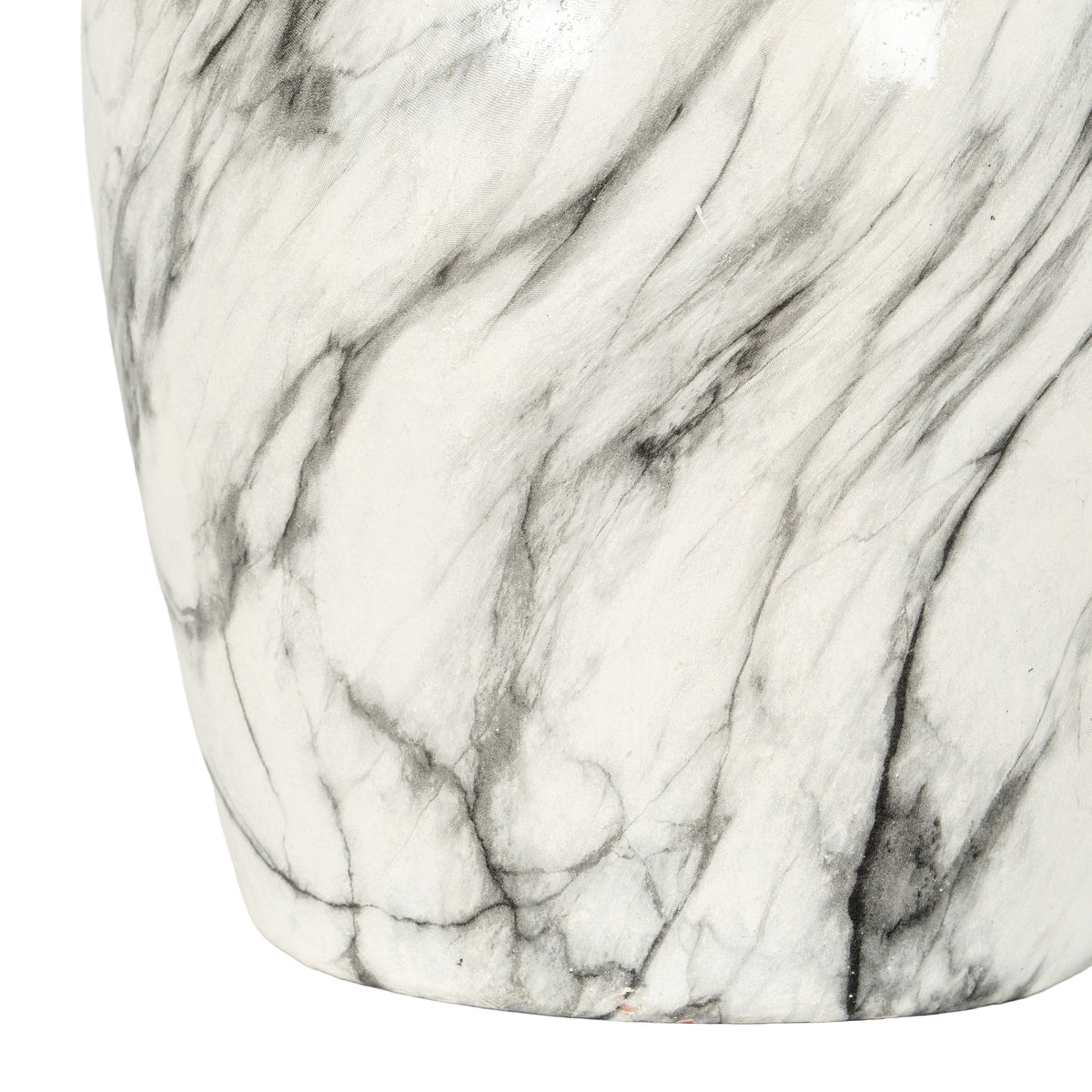 Marble Effect Ellipse Large Vase 36 cm