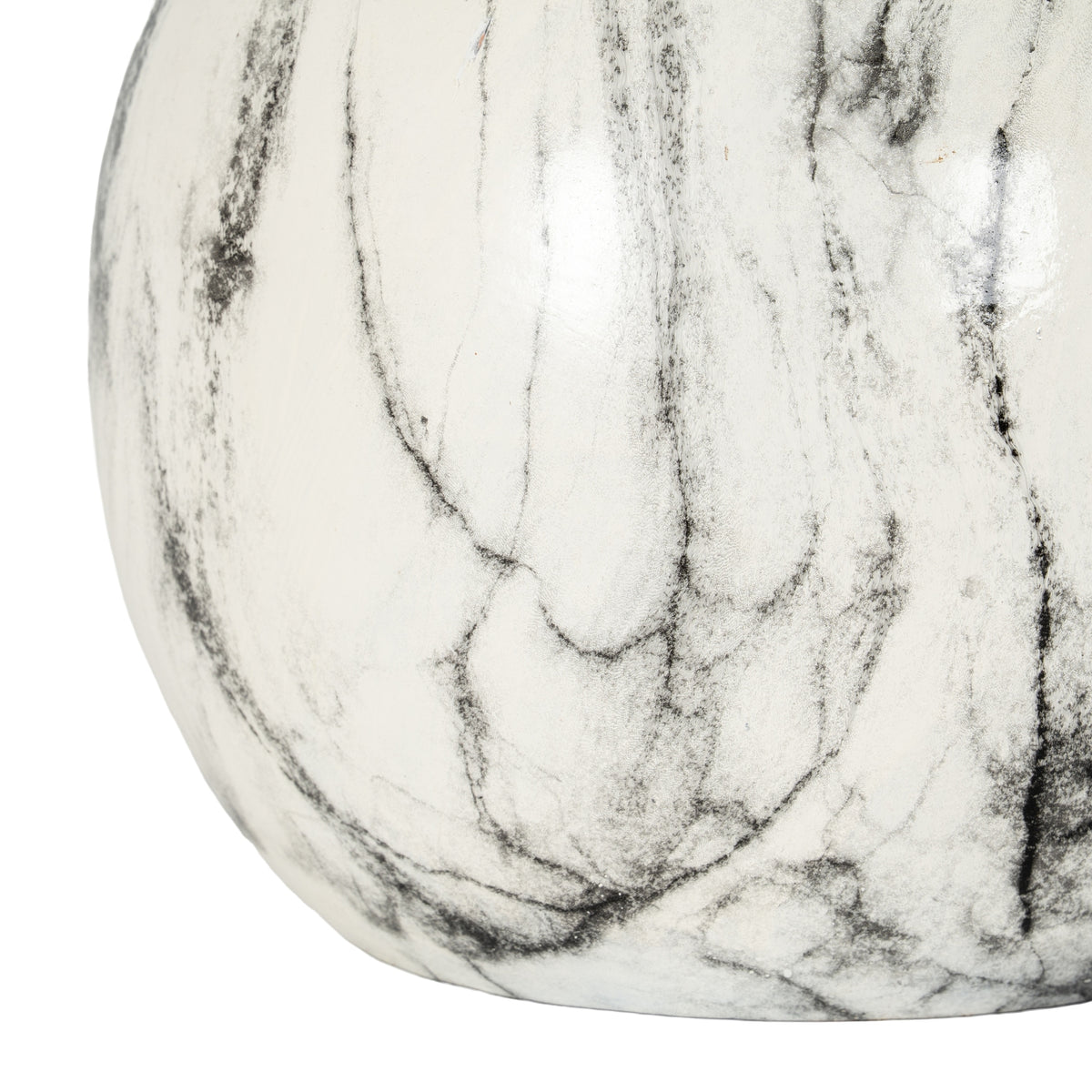Marble Effect Pudding Vase 25 cm