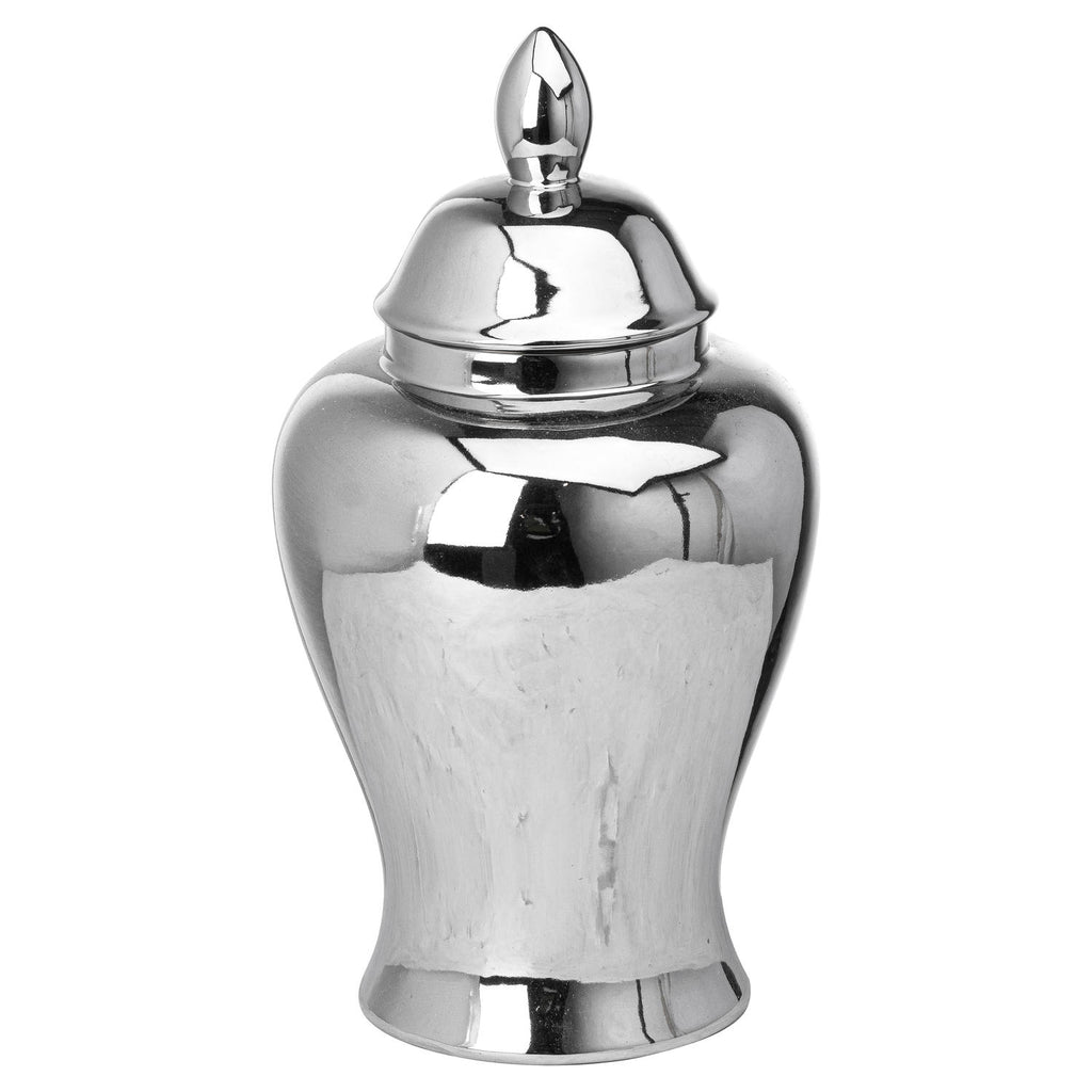Chrome Ginger Jar 28 cm