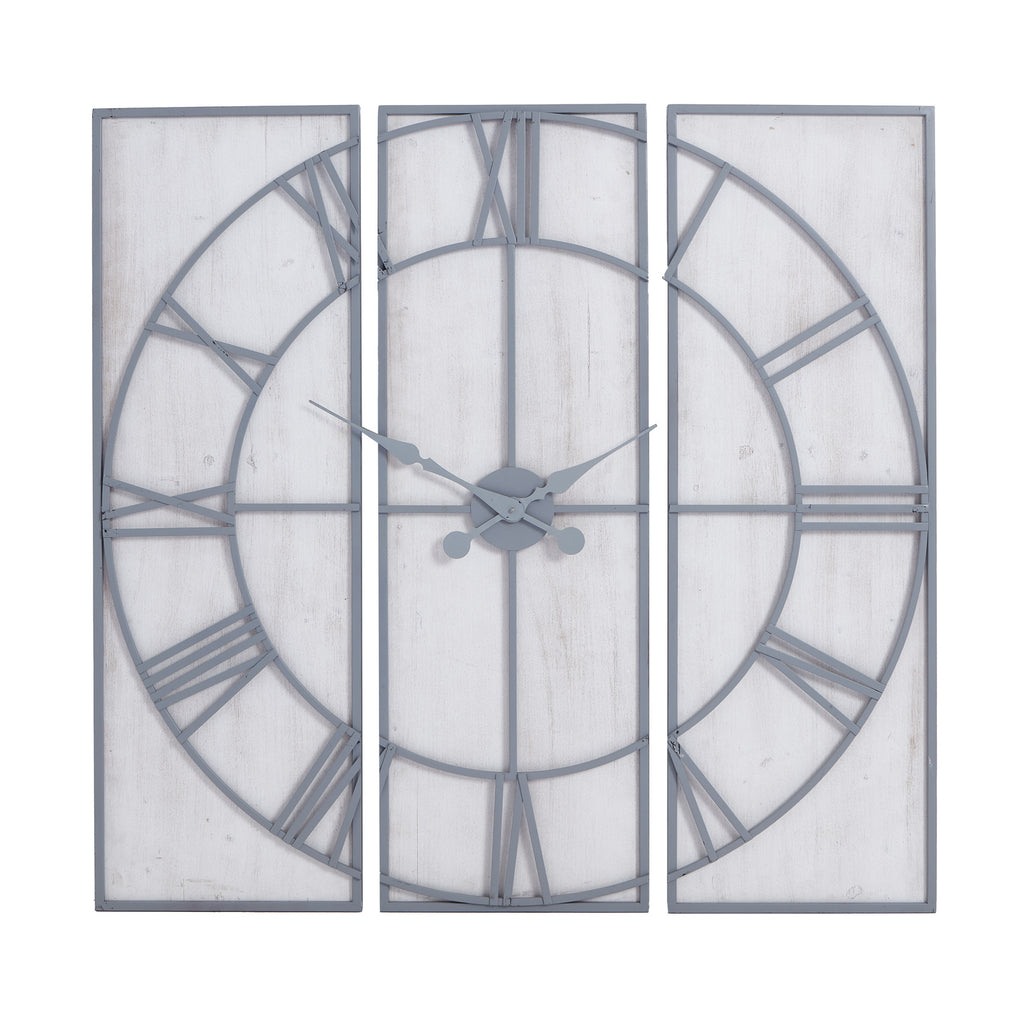 Roza Panelled Wall Clock 112 cm