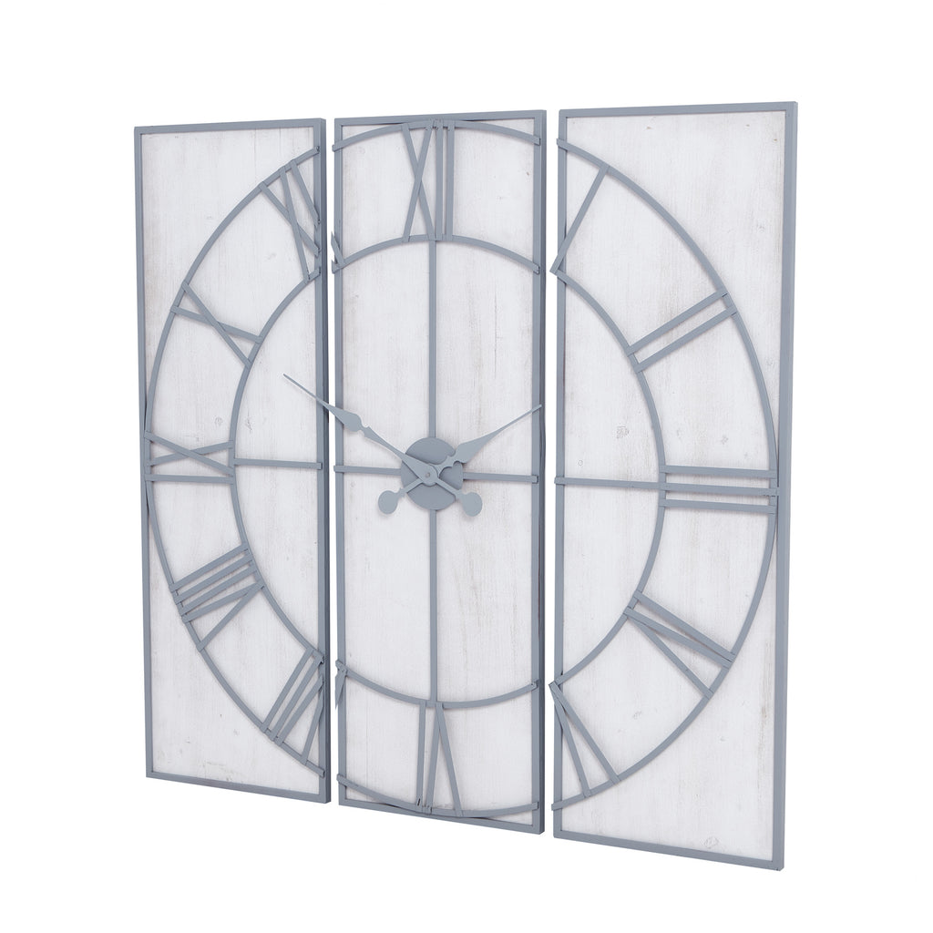 Roza Panelled Wall Clock 112 cm