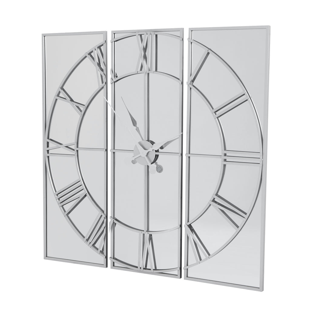 Celina Mirrored Wall Clock 112 cm